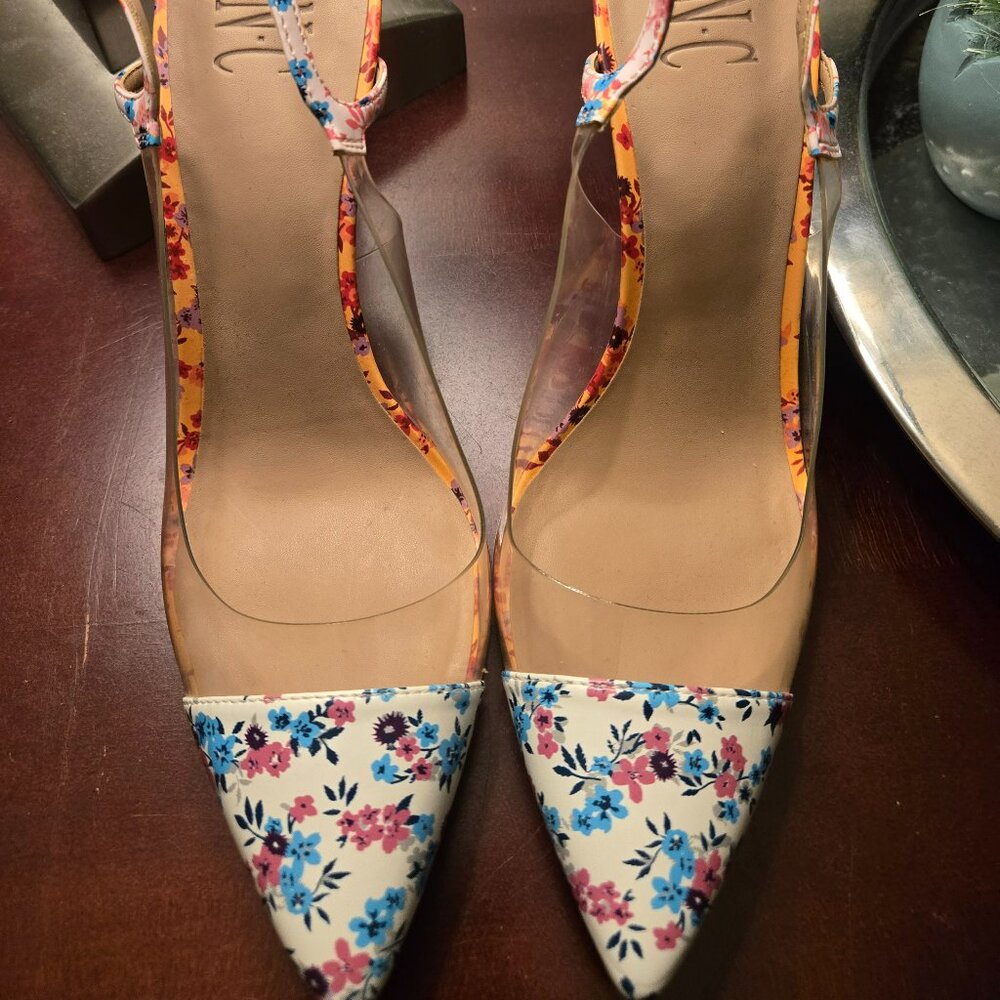 INC International Concepts Floral Heels (4 inch) – Size 9M – New With Tags